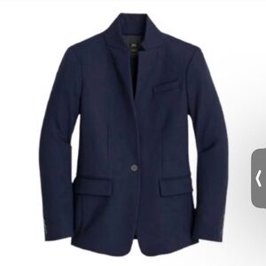 J. Crew navy Regent wool blazer jacket 6